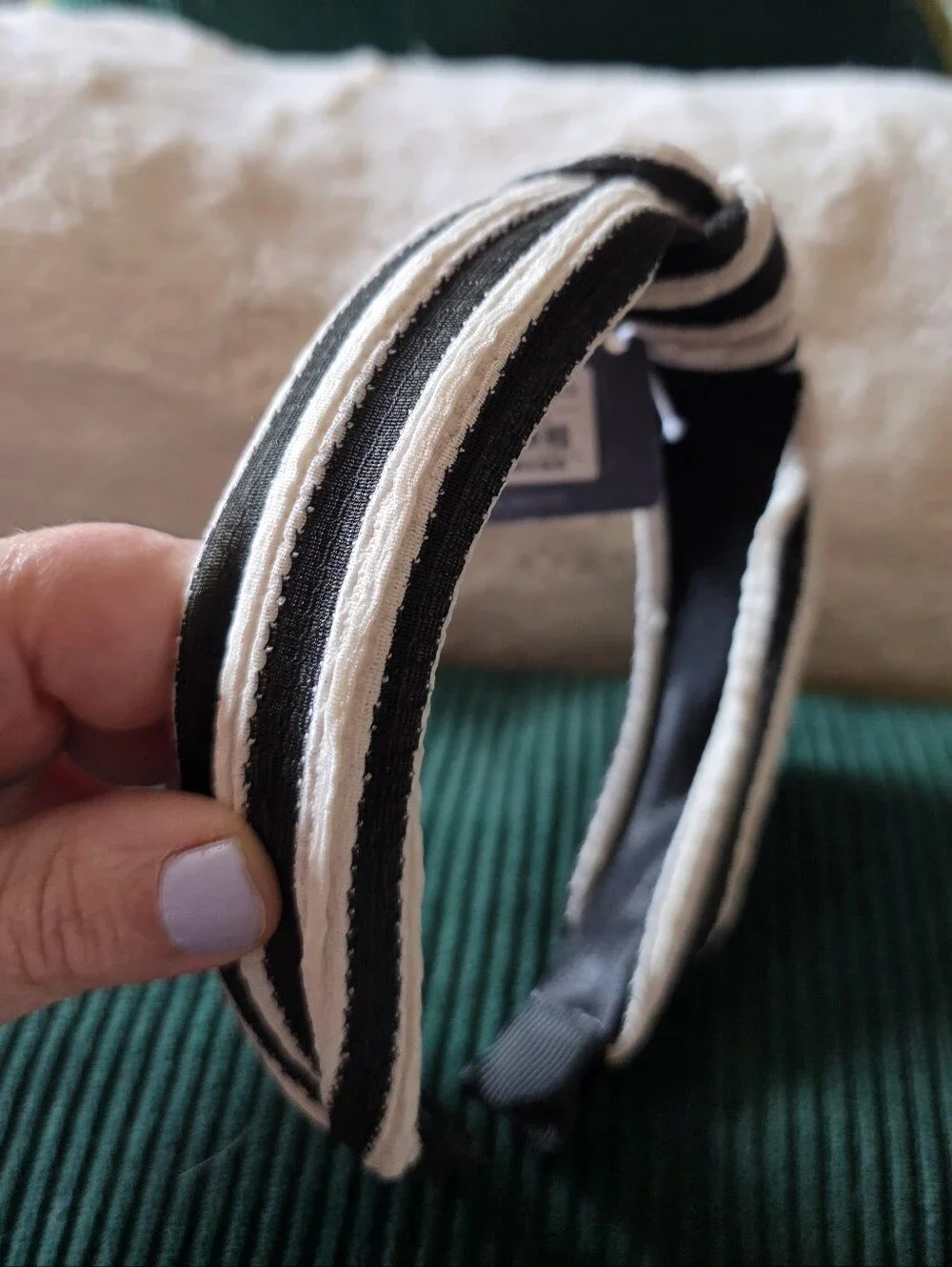 Universal Threads Striped Knotted Headband NWT